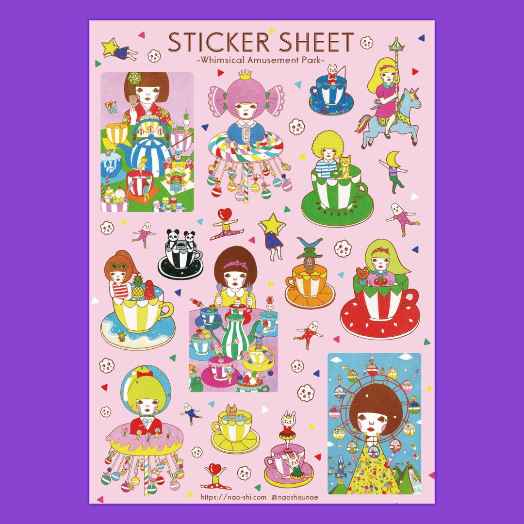 Whimsical Amusement Park | Naoshi | Sticker Sheet
