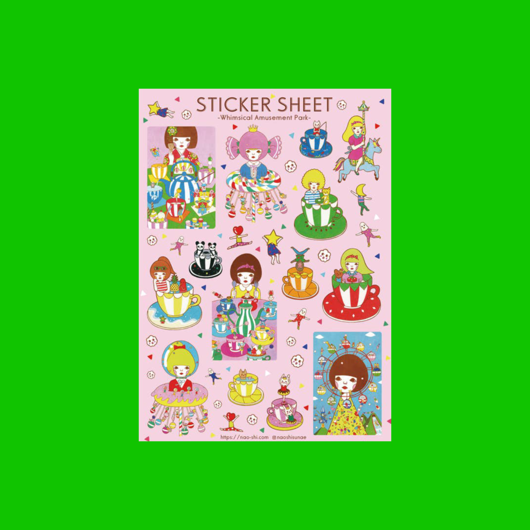 Whimsical Amusement Park | Naoshi | Sticker Sheet