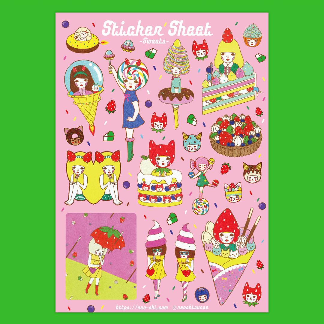 Sweets | Naoshi | Sticker Sheet