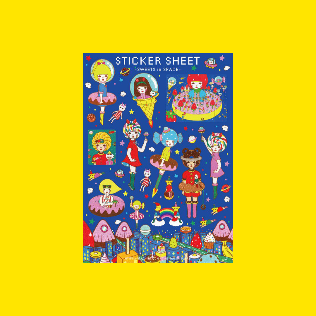 Sweets in Space | Naoshi | Sticker Sheet