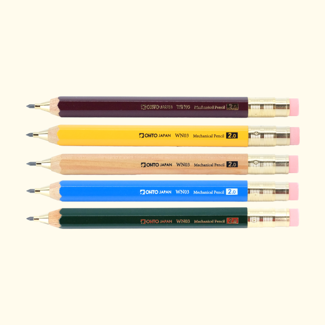 Mechanical Wooden Pencil 2.0mm | OHTO | Pencil