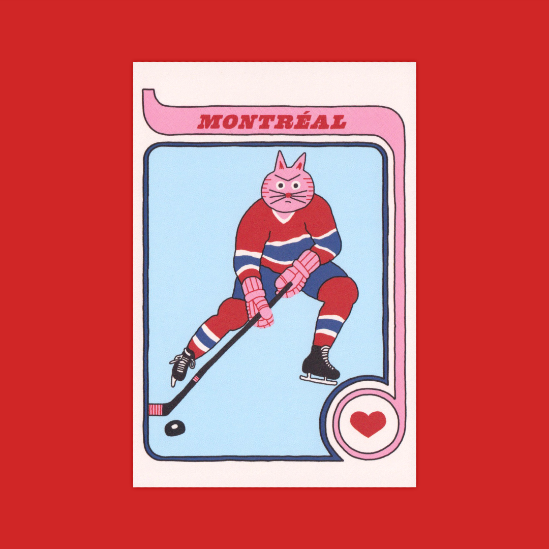 Montreal Hockey | Benoit Tardif | Postcard