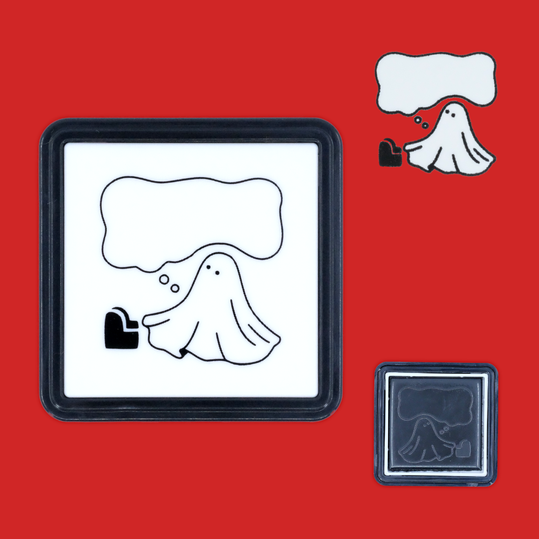 Wearing Shoes Ghost - Thought Bubble | GreenFlash | Stamp