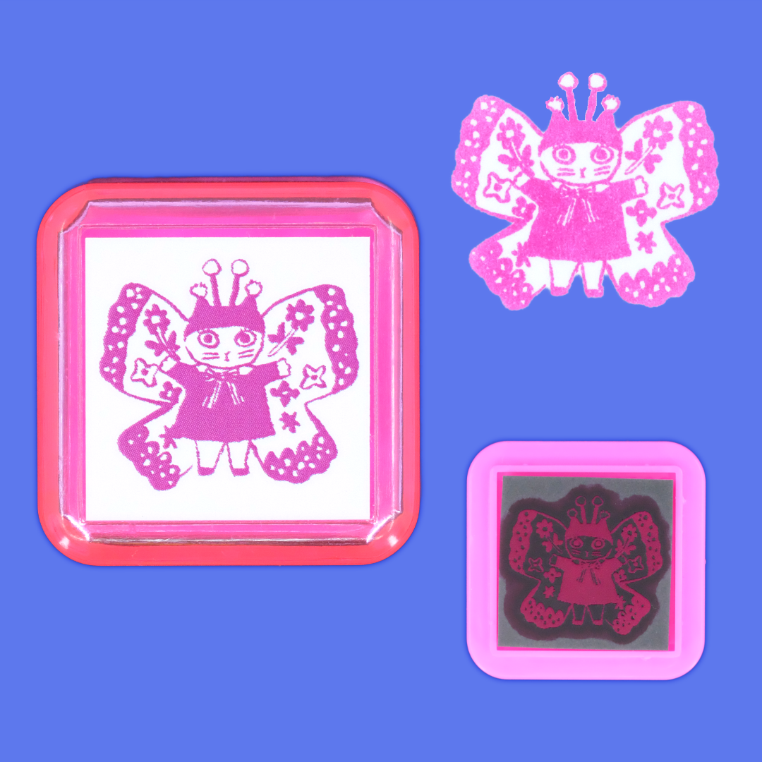 Cat Fairy | Yumi Kitagishi | Pre-inked Stamp