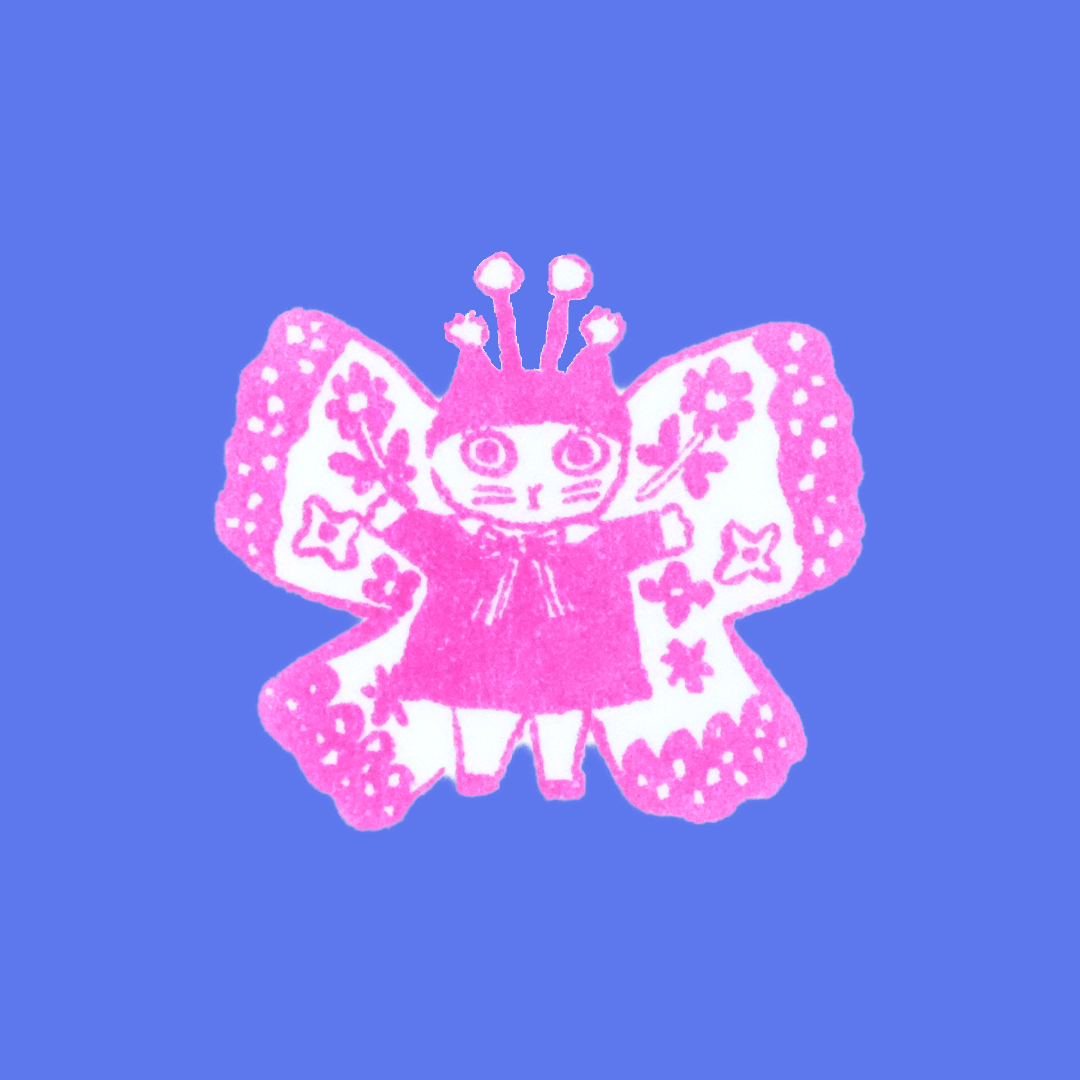 Cat Fairy | Yumi Kitagishi | Pre-inked Stamp