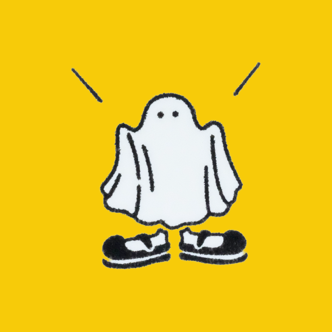 Wearing Shoes Ghost - Boo | GreenFlash | Stamp
