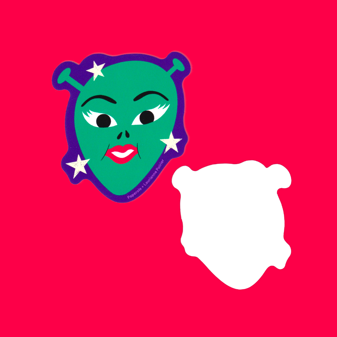 Alien Babe | Laurianne Poirier | Sticker
