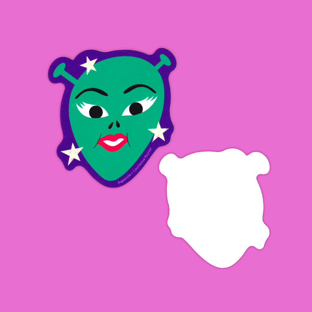 Alien Babe | Laurianne Poirier | Sticker