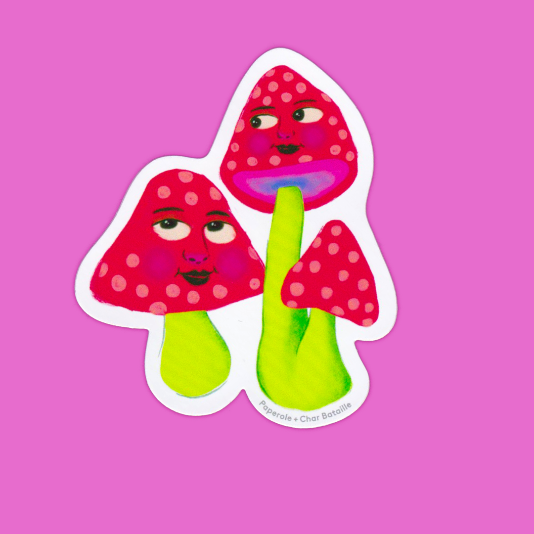 Mushroom | Char Bataille | Sticker