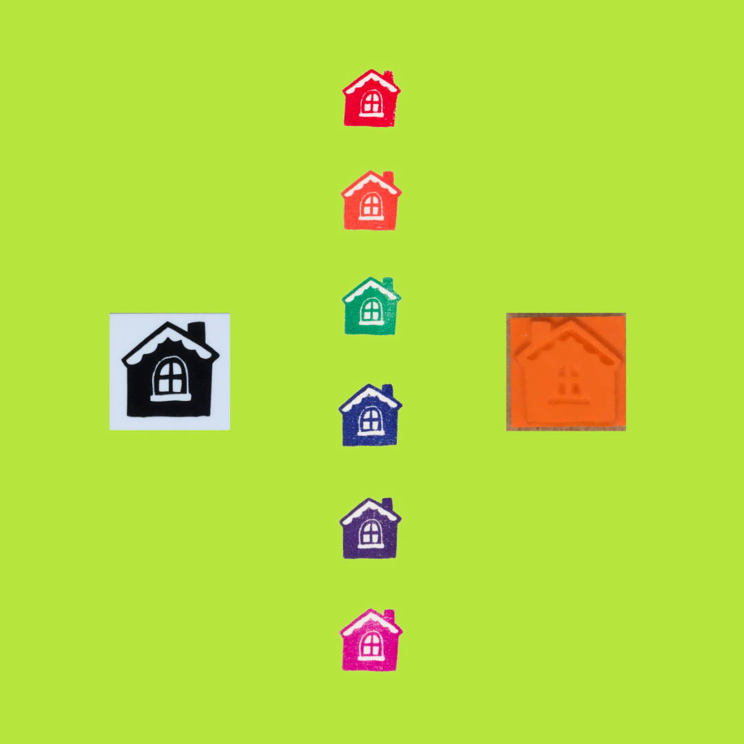 House | Yumi Kitagishi | Stamp