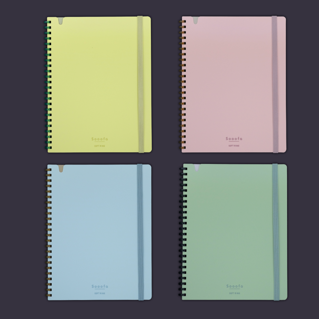 Sooofa Soft Ring Notebook | Kokuyo | A5 Graph Notebook