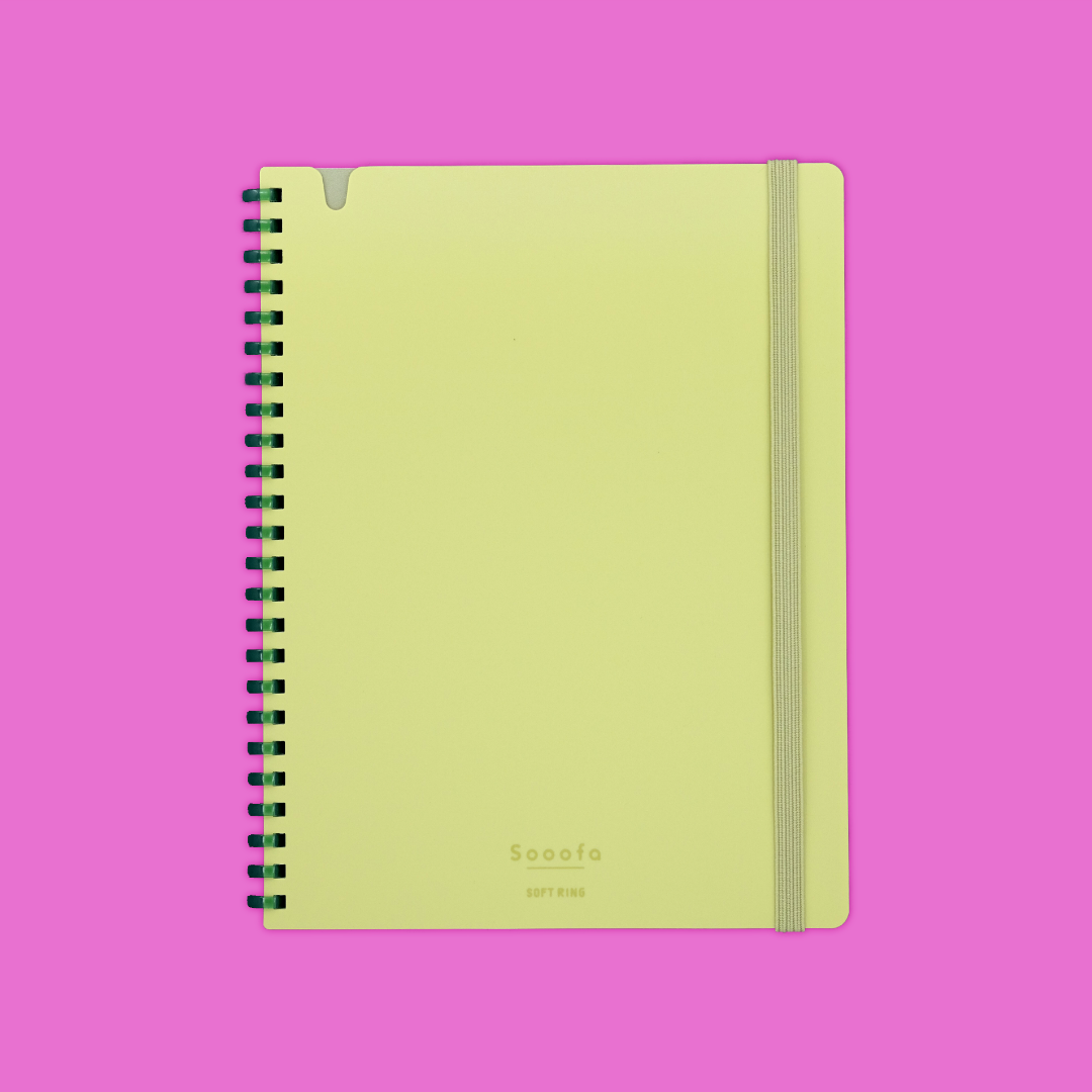 Sooofa Soft Ring Notebook | Kokuyo | A5 Graph Notebook