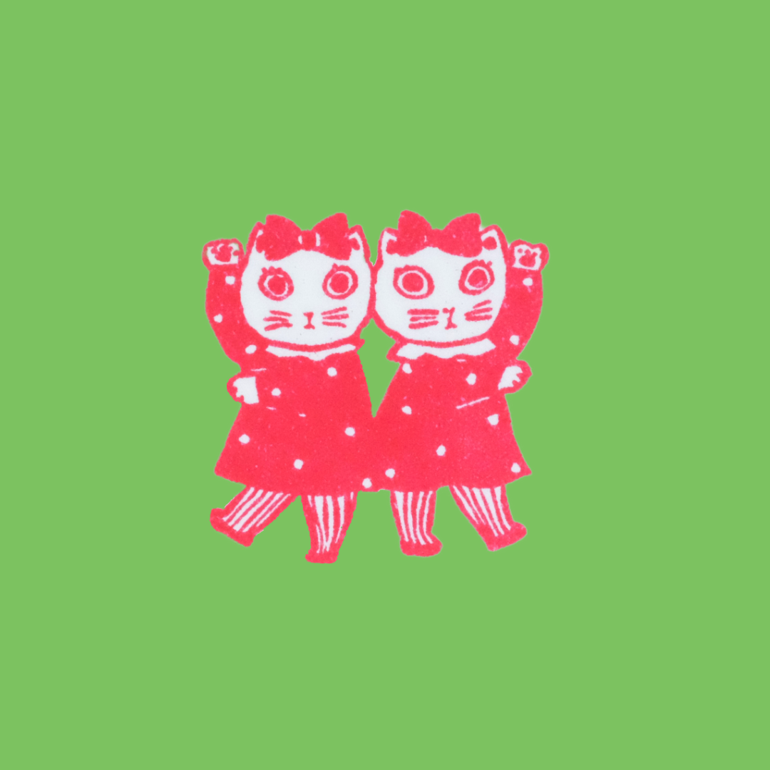 Cat Duo | Yumi Kitagishi | Stamp
