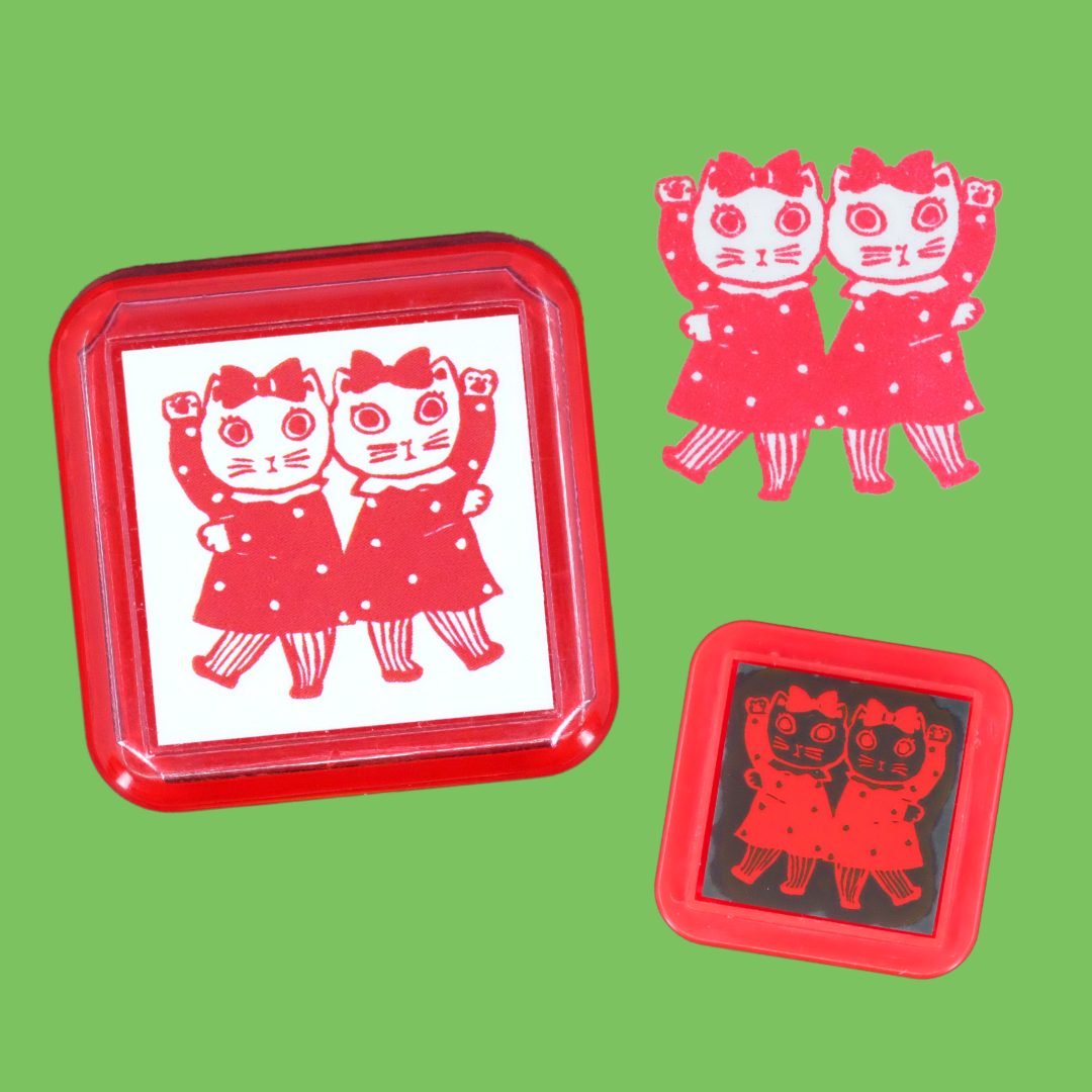 Cat Duo | Yumi Kitagishi | Stamp