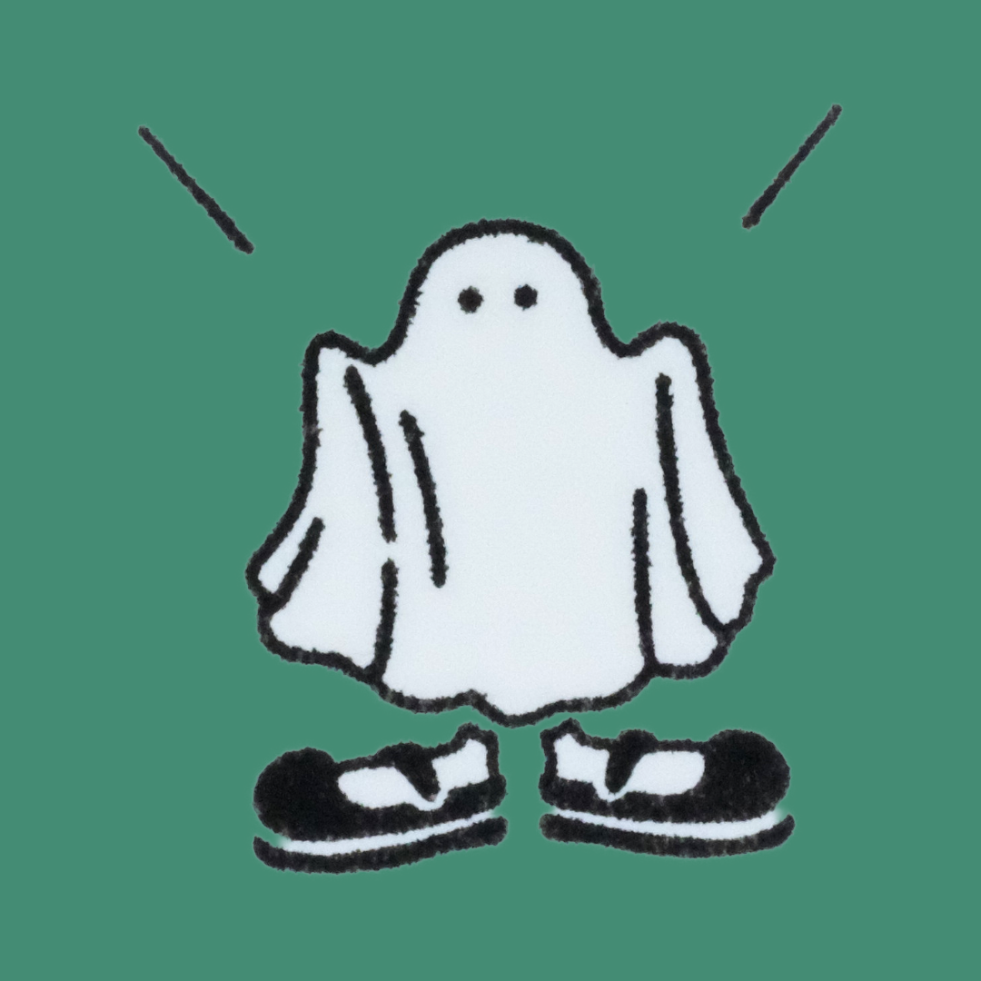 Wearing Shoes Ghost - Boo | GreenFlash | Stamp