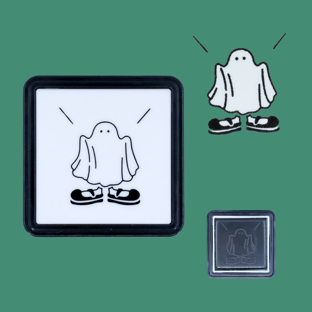 Wearing Shoes Ghost - Boo | GreenFlash | Stamp