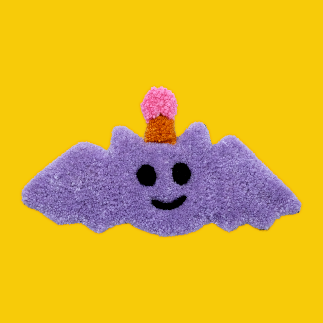 Grimbly the Party Bat | Hi Cutie | Wall Rug