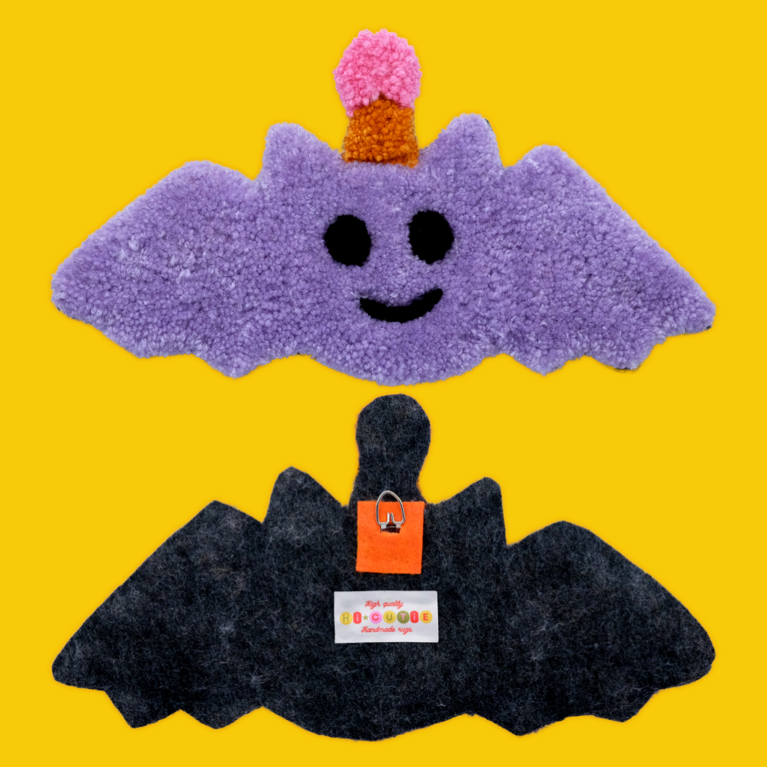 Grimbly the Party Bat | Hi Cutie | Wall Rug