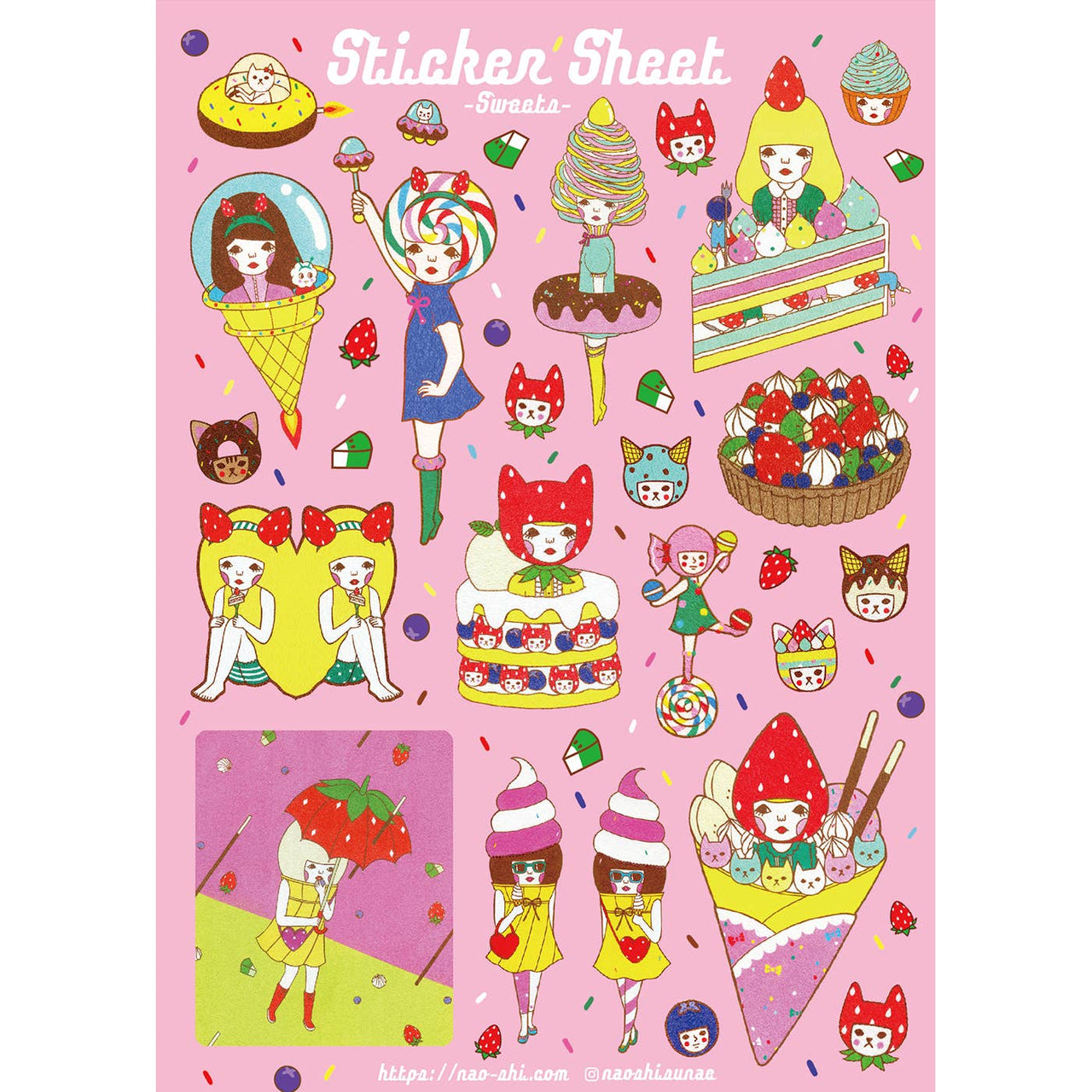 Sweets | Naoshi | Sticker Sheet